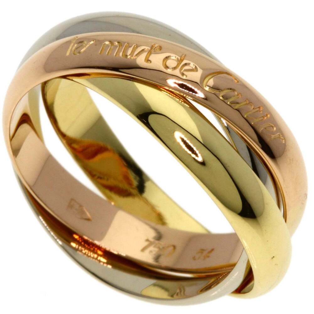 CARTIER 18k Gold Trinity Ring #54